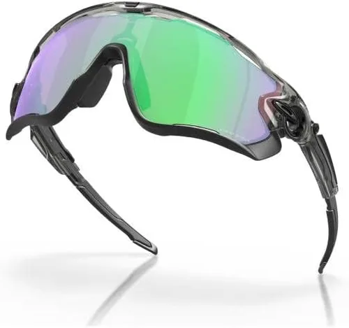 Vista 4 de Oakley Men's OO9290 Jawbreaker Rectangular Sunglasses Tinta gris.
