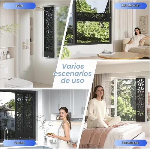 Vista 6 de Vertical Window Fan for Sliding Windows (75~80cm/29.5~31.5in)