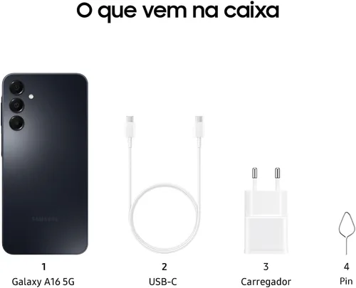 Vista 11 de SAMSUNG Galaxy A16 4G Dual SIM (128 GB, 2025) 6.7" 90Hz AMOLED, resistente a salpicaduras, 8 núcleos, cámara de 50 MP