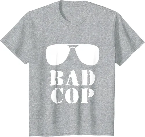 Vista 49 de Bad Cop Funny Police - Camiseta a juego para padre e hijo, Negro, S
