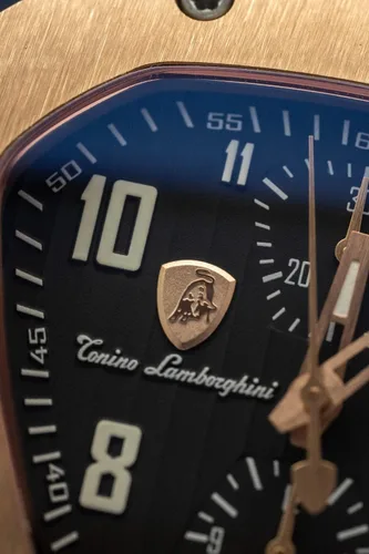 Vista 7 de Tonino Lamorghini Reloj cronógrafo automático Spyderleggero oro rosa titanio TLF-T07-5