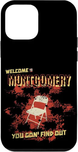 Vista 12 de iPhone 14 Bienvenido a Montgomery White Chair Funny Battle of Montgomery Case
