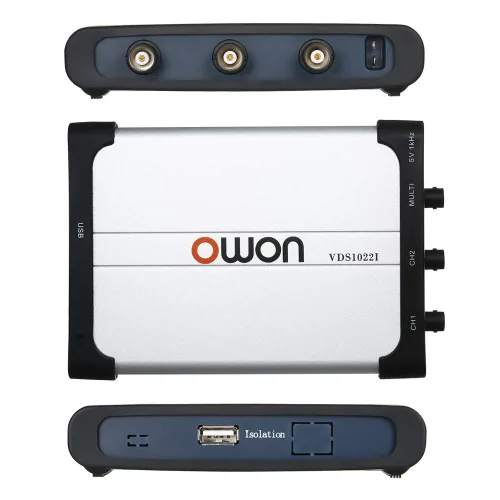 Vista 4 de Owon vds1022i PC USB Osciloscopio, MIT USB aislamiento, 25 MHz