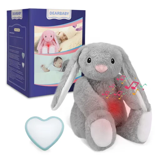 Vista 9 de DEARBABY Mamá Sosegón para Bebé, Juguetes Esenciales para Recién Nacidos de 0 a 6 Meses, Máquina de Sonido para Niña para Navidad para Guardería