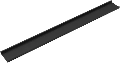 Vista 5 de Wallniture Moderno estante flotante de pared para fotos y marcos, color negro, 46 pulgadas, juego de 2