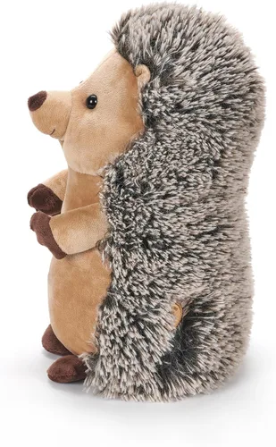 Vista 3 de The Petting Zoo Peluche de erizo, regalos para niños, animales salvajes del zoológico Onez, juguete de peluche de erizo de 12 pulgadas