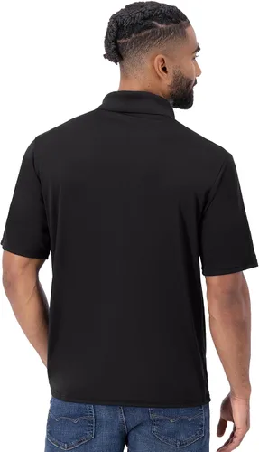 Vista 2 de Hanes Polo Cool Dri para hombre, polo de secado rápido para hombres, protección UPF 40+