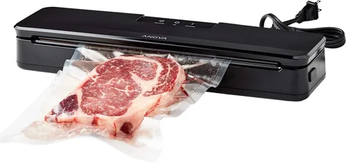 Vista 5 de Anova Precision Cooker 3.0 y ANVS01-US00 Anova Precision Vacuum Sealer, incluye 10 bolsas precortadas, para almacenamiento de alimentos y vacío