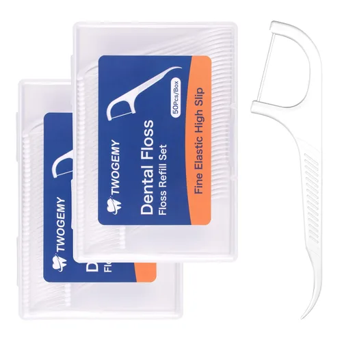 Vista 9 de Estuche portátil para hilo dental, almacenamiento de 10 palillos para adultos en caja. La mejor herramienta para la limpieza de dientes y el cuidado