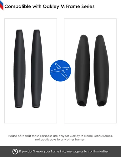 Vista 5 de BLAZERBUCK Auriculares de repuesto para gafas de sol Oakley M Frame Series