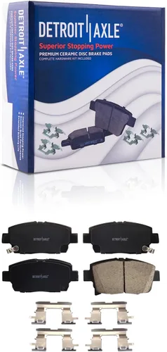 Vista 11 de Detroit Axle - Pastillas de Freno Delantero Izquierdo Reemplazo de Pinza de Disco para Ford Fusion Mazda 6 Lincoln MKZ Mercury Milan 2006-2012