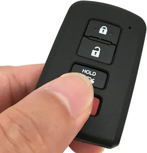 Vista 5 de Funda de repuesto para llavero para Toyota Highlander Avalon Camry Corolla RAV4 con control remoto sin llave