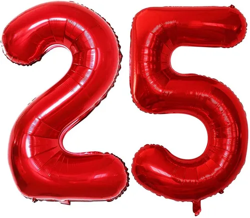 Vista 424 de Goer, conjunto de globos de papel aluminio para decoraciones de cumpleaños, globos de las letras de feliz cumpleaños y de números Oro