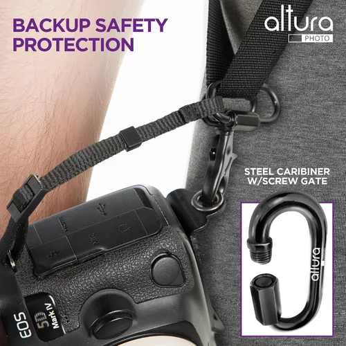 Vista 5 de Altura Photo Camera Strap with Quick Release & Safety Tether - Camera Strap for Photographers for Sony, Nikon, & Canon