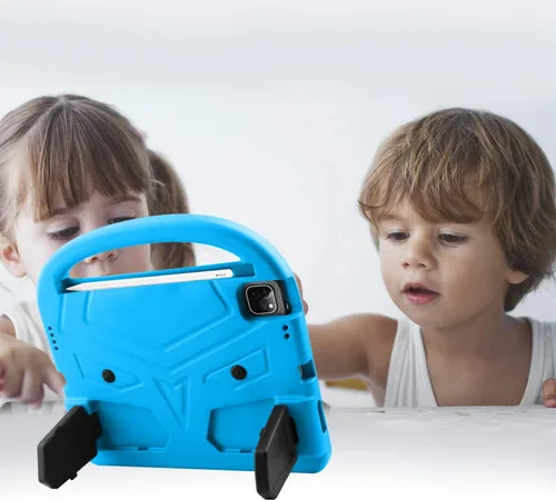 Vista 7 de Funda para niños para iPad Pro 11 2022/2021/2020 (4ª/3ª/2ª generación), a prueba de golpes, EVA, funda protectora [compatible con carga de lápiz]