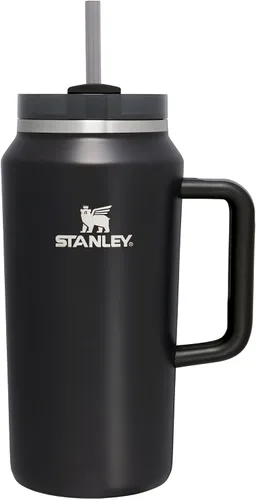 Vista 46 de STANLEY Quencher H2.0 Vaso Térmico con Asa y Pajita 64 oz Tapa Flowstate de 3 Posiciones Gran Capacidad para Viajes y Deportes Vaso de Acero