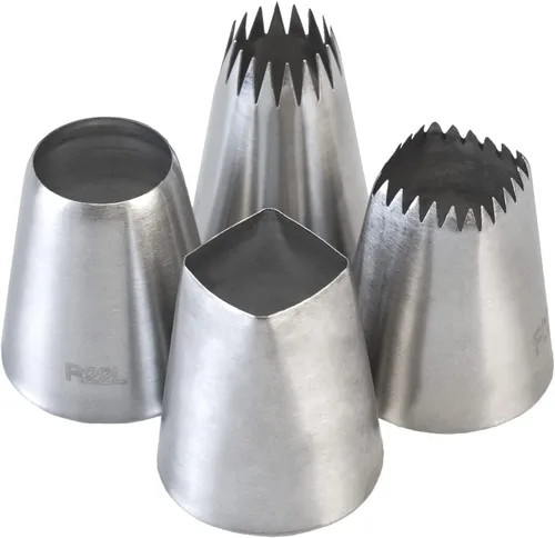 Vista 8 de Juego de puntas de tuberías para decoración de pasteles, puntas grandes de 1M 1A 2A 2D 4B
