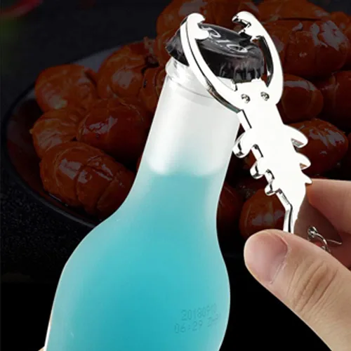 Vista 5 de ARFUKA Scorpion - Llavero abridor de cerveza de aleación de zinc, para cerveza y refrescos, llavero novedoso para hombres, él papá, regalo único