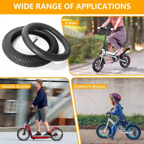Vista 7 de 2 Pack Fat Tire Bike Inner Tubes, 20/24/26 x 4.0/3.0 Heavy Duty Tube