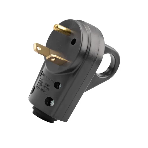 Vista 7 de Veepeak Enchufe de repuesto macho de 30 amperios TT-30P resistente 125V 30A nominal 3 clavijas conector de alimentación eléctrica extremo de cable