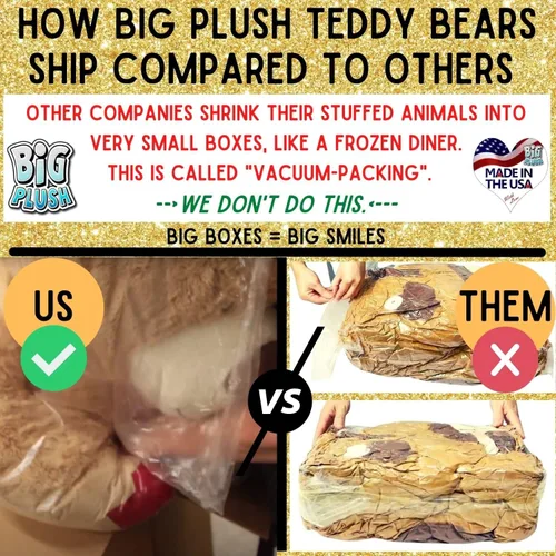 Vista 3 de Big Plush Oso de peluche gigante con camiseta I Love You, enorme oso de peluche de 5 pies, animal de peluche, regalo amoroso, OSO de peluche, bonito