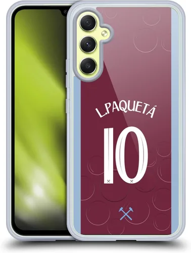 Vista 101 de Head Case Designs Officially Licensed West Ham United FC James Ward-Prowse 2023/24 Players Home Kit Gel Case [Military Grade Protection] Compatible