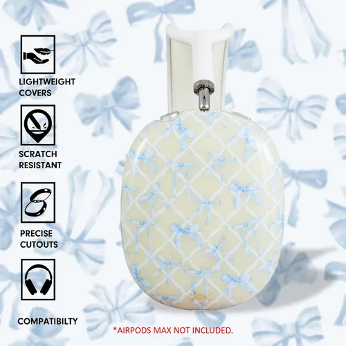 Vista 3 de Sonix Funda Protectora para Auriculares AirPods Max Lazos Azules