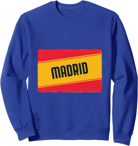 Vista 4 de España Spanish Flag Distressed Spain Madrid Sweatshirt