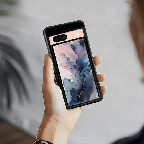 Vista 644 de Compatible con Google Pixel 4A 5G Mobile Case Creative Acrylic Panel trasero Silicona Protección Grip especialmente diseñado para Google Pixel 4A 5G