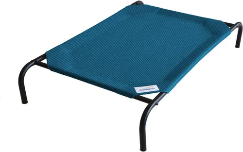 Vista 27 de Coolaroo Cama elevada y refrescante para perros, para interiores y exteriores, tamaño mediano, gris oscuro (Gunmetal)