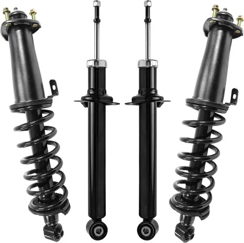 Vista 153 de Detroit Axle - Puntales y Amortiguadores para Chevy Traverse Buick Enclave GMC Acadia Saturn Outlook 2007-2012, 2 puntales delanteros con resorte