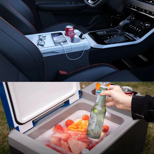 Vista 14 de ACOPOWER LiON Mini Refrigerador Congelador para Automóvil 19 Cuartos, Batería No Incluida