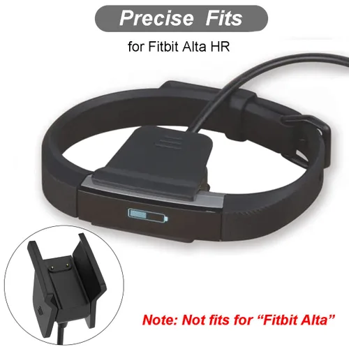 Vista 3 de Emilydeals Cargador para Fitbit Alta HR, cable de carga USB de repuesto para Fitbit Alta HR [2 unidades, 3.3 ft/3.3 pies] (2)