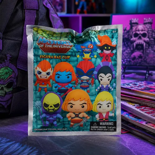 Vista 3 de Masters of the Universe - Bolsa de espuma 3D con clip en bolsa ciega
