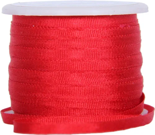 Vista 76 de Threadart Cinta de seda 100% pura - 3 tamaños - Docenas de colores - Castaño - 2 mm No. 524 Soft 100% pure silk ribbon on a single spool - perfect