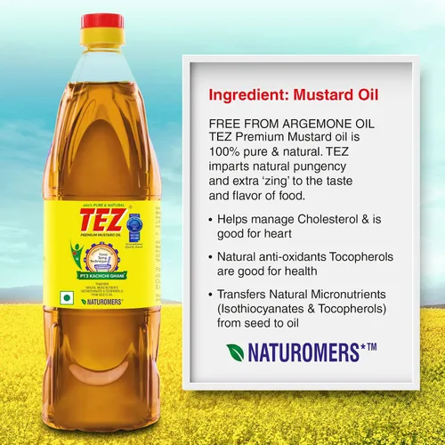 Vista 7 de Tez Aceite de mostaza, 16 fl oz