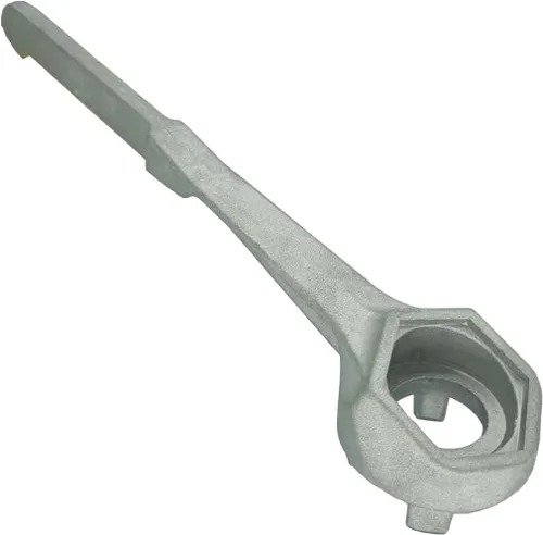 Vista 2 de Llave de tambor de aluminio con mango de agarre para tapas de 2" y 3/4" Abridor de barril para tambores de 10, 15, 20, 30, 50 y 55 galones