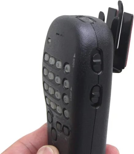 Vista 8 de Soporte de micrófono CB para radio móvil, clip para colgar para Yaesu Icom Vexter Motorola Kenwood MH48 MH36 HMN3596 HM133V HLN9073 GM300/340/950