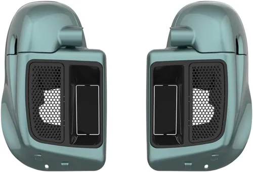 Vista 90 de Kits de calentadores de piernas con ventilación y combinación de color con guantera para Harley Davidson Touring Street Road King Glide FLTR 2014