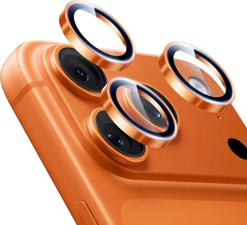 Vista 9 de ESR Protector de lente de cámara para iPhone 15 Pro Max/15 Pro/14 Pro Max/14 Pro, protector de lente individual HD ultra resistente, vidrio templado