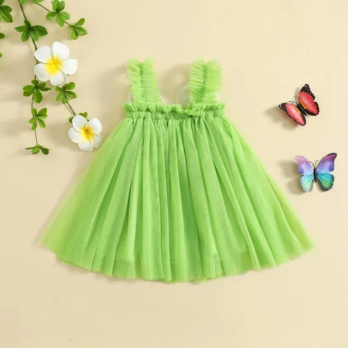 Vista 3 de TNGXXWL Toddler Girls Halloween Dress Fairy Butterfly Wings Tutu Dress Party Princess Dress Halloween Masquerade Costume