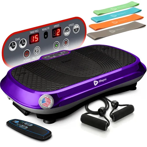 Vista 14 de Lifepro Máquina de ejercicios con placa de vibración Waver con 99 Negro