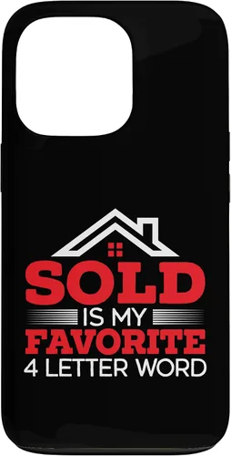 Vista 10 de iPhone 16 Sold Is My Favorite 4 Letter Word Real Estate Agent Realtor Case