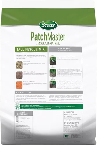 Vista 2 de Scotts PatchMaster - Mezcla de reparación de césped, mezcla de festuca alta, 4.75 libras.