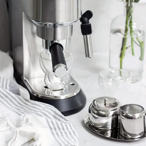 Vista 7 de Cuisinox Juego de crema y azúcar de acero inoxidable, 5 piezas