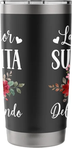 Vista 2 de La Mejor Suegrita Del Mundo - Vaso aislado de acero inoxidable para suegra española