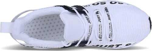 Vista 6 de COKAFIL - Zapatos de correr para hombre, tenis atléticos con bordes para caminar