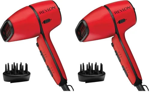 Vista 7 de REVLON Secador de pelo con control de flujo de aire con difusor, cabezal de secadora de 1875 W gira 90° para control total, cabezal más ancho