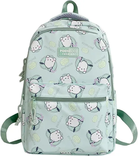 Vista 8 de Roffatide Dibujos animados toda la impresión casual mochila portátil mochila viaje senderismo mochila mochila azul
