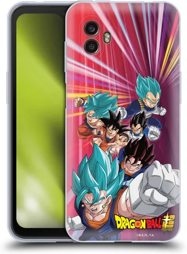 Vista 71 de Head Case Designs Funda de gel con licencia oficial de Dragon Ball Super Group Future Trunks Arc Characters [protección de grado militar] compatible